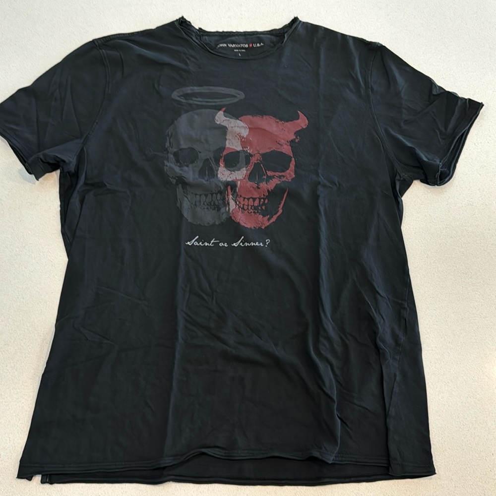 John Varvatos Saint or sinner shirt. Size large